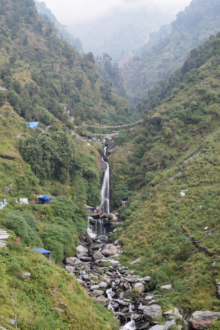 Bhagsu Waterfall near McLeodganj Dharamshala Himachal Pradesh