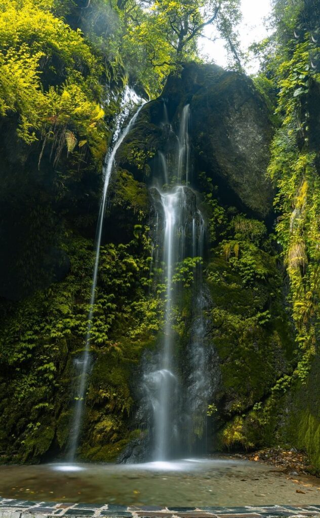 Jibhi Waterfall and Himalayan village during Himachal Pradesh road trip